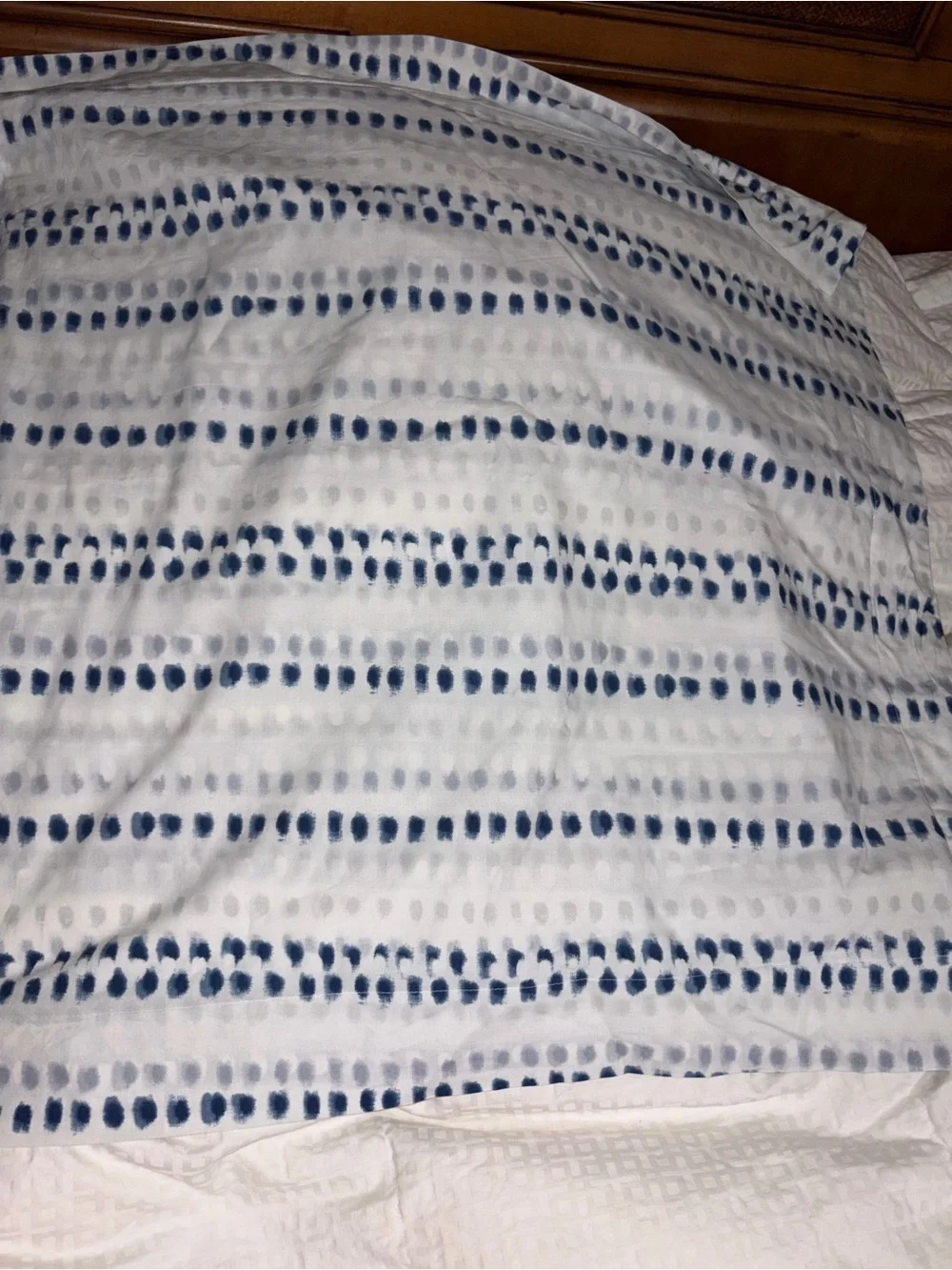 Pine Cone Hill ink Dots Twin Duvet Cover & 2 Euro Shams 100% Cotton